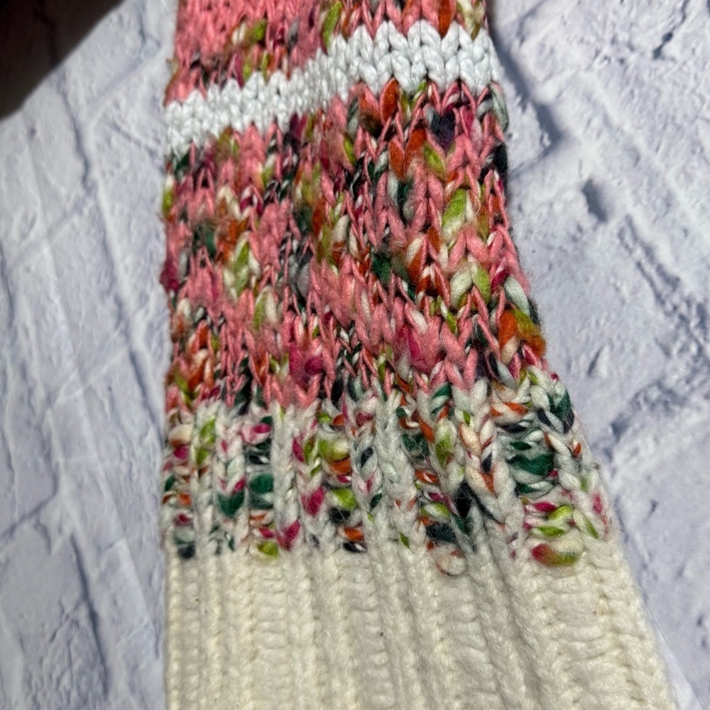 By Anthropologie Chunky Knit Sweater with Multicolor Accents, Size Small - Picture 12 of 15